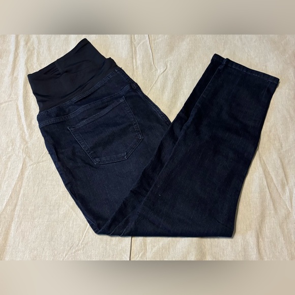 Isabel Maternity by Ingrid & Isabel Dark Blue Jeggings Size 16 Plus Size - Picture 5 of 5